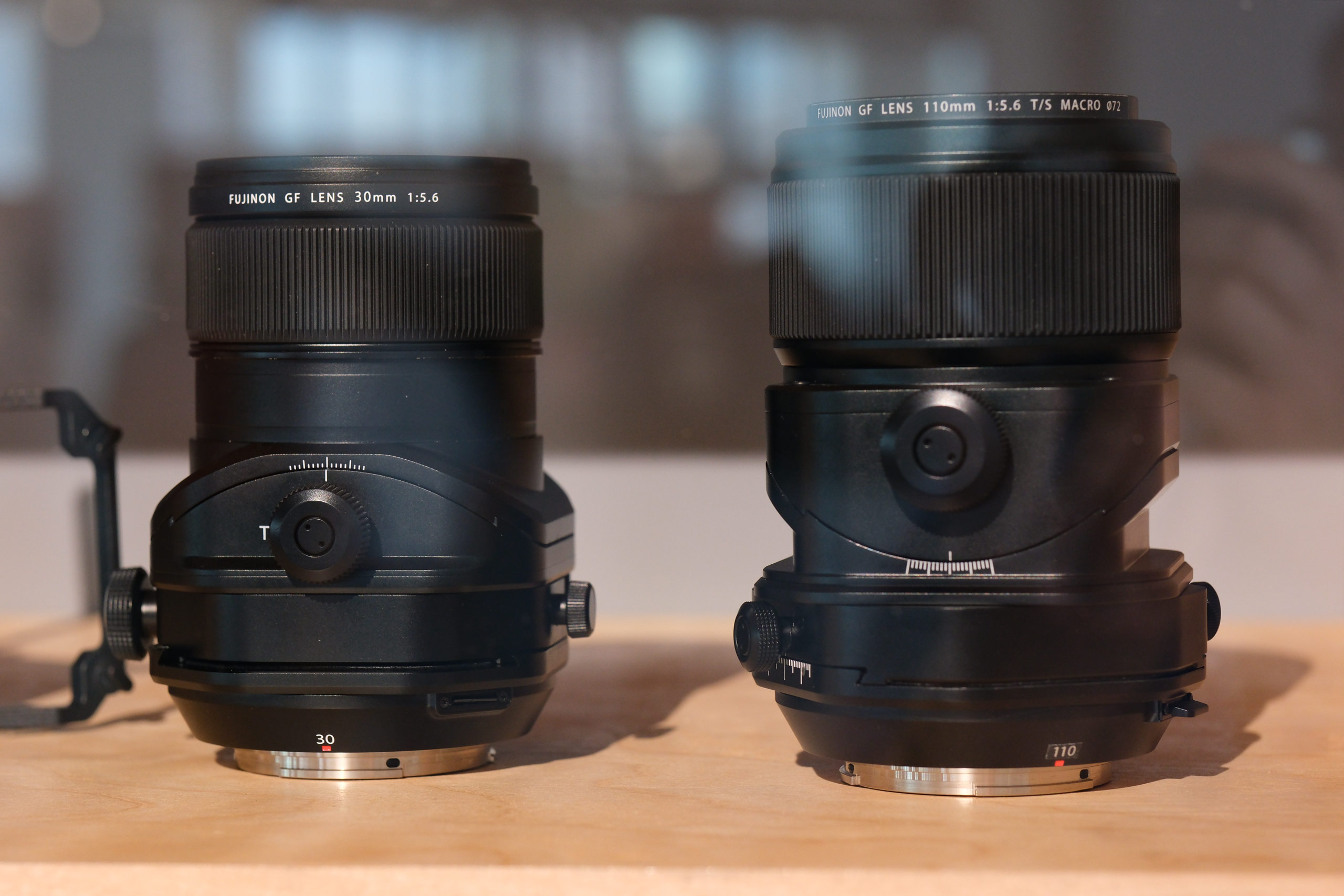 Fujifilm GFX 30mm and 110mm Tilt-shift lenses on show at Fujikina 2022
