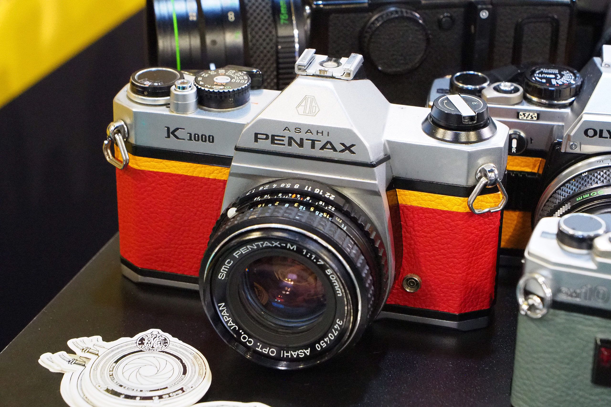 Vintage Camera Hut sell reconditioned, and reskinned 35mm film cameras, including this smart looking Pentax K1000