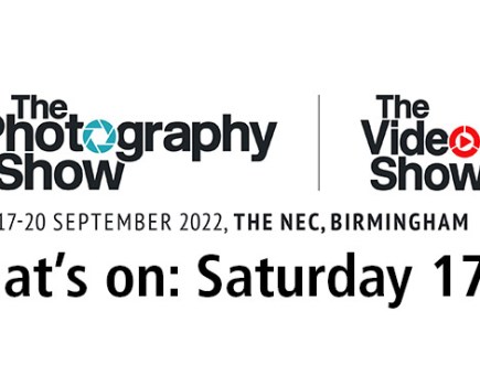 the photography show 2022 logo with what's on saturday text