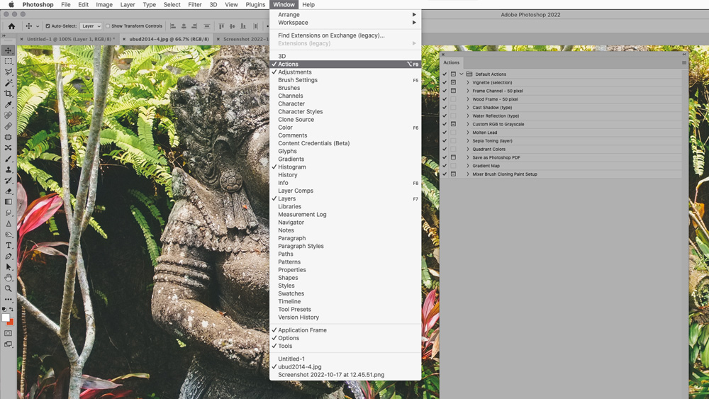 How to use Photoshop Actions for a faster workflow