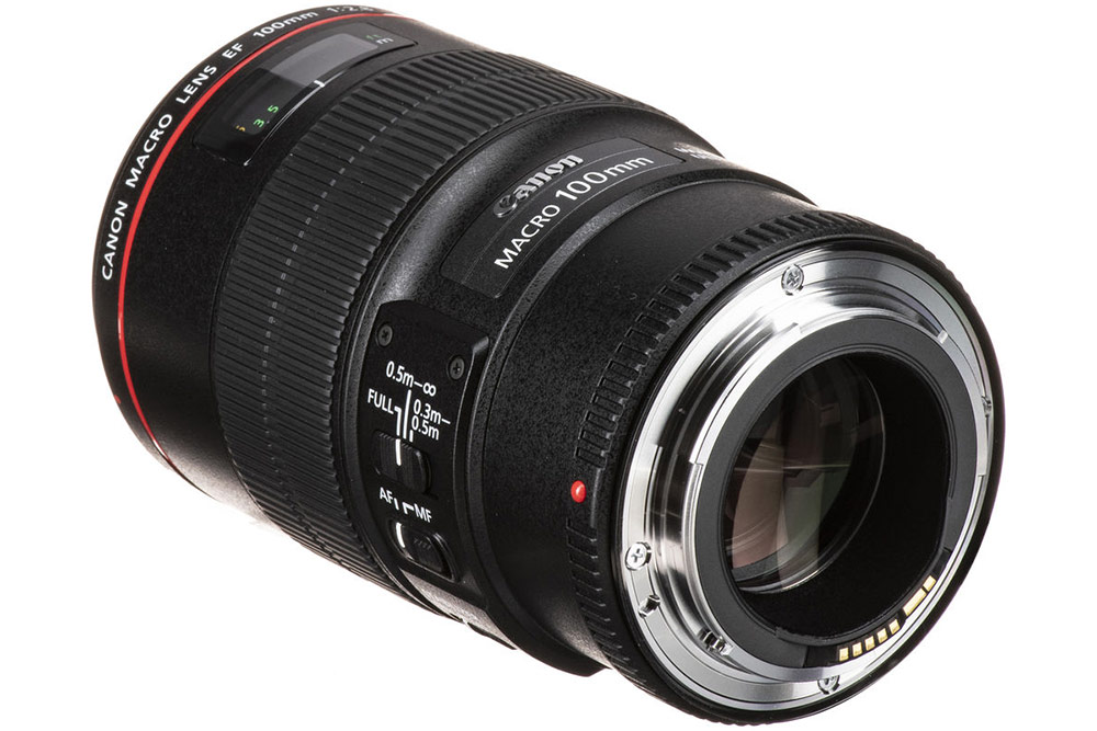 Canon EF 100mm f2.8 L Macro lens product shot