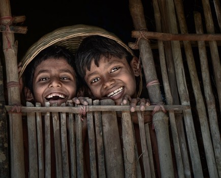 Happy Mukherjee portrait of happy children eisa maestro 2022 third place winners