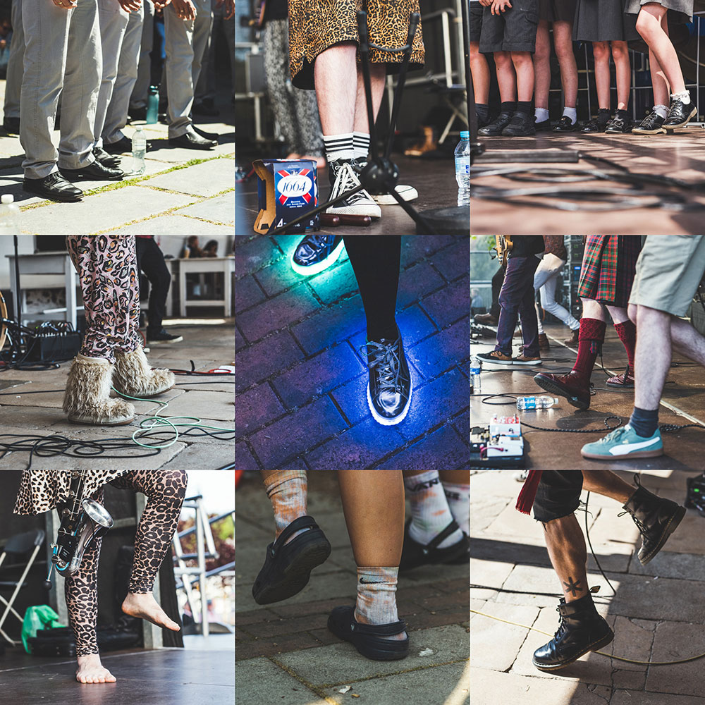 As a little side project whilst photographing a music festival I also selected the theme feet to add another angle and to mix up the angles I was shooting from. Copyright: Claire Gillo