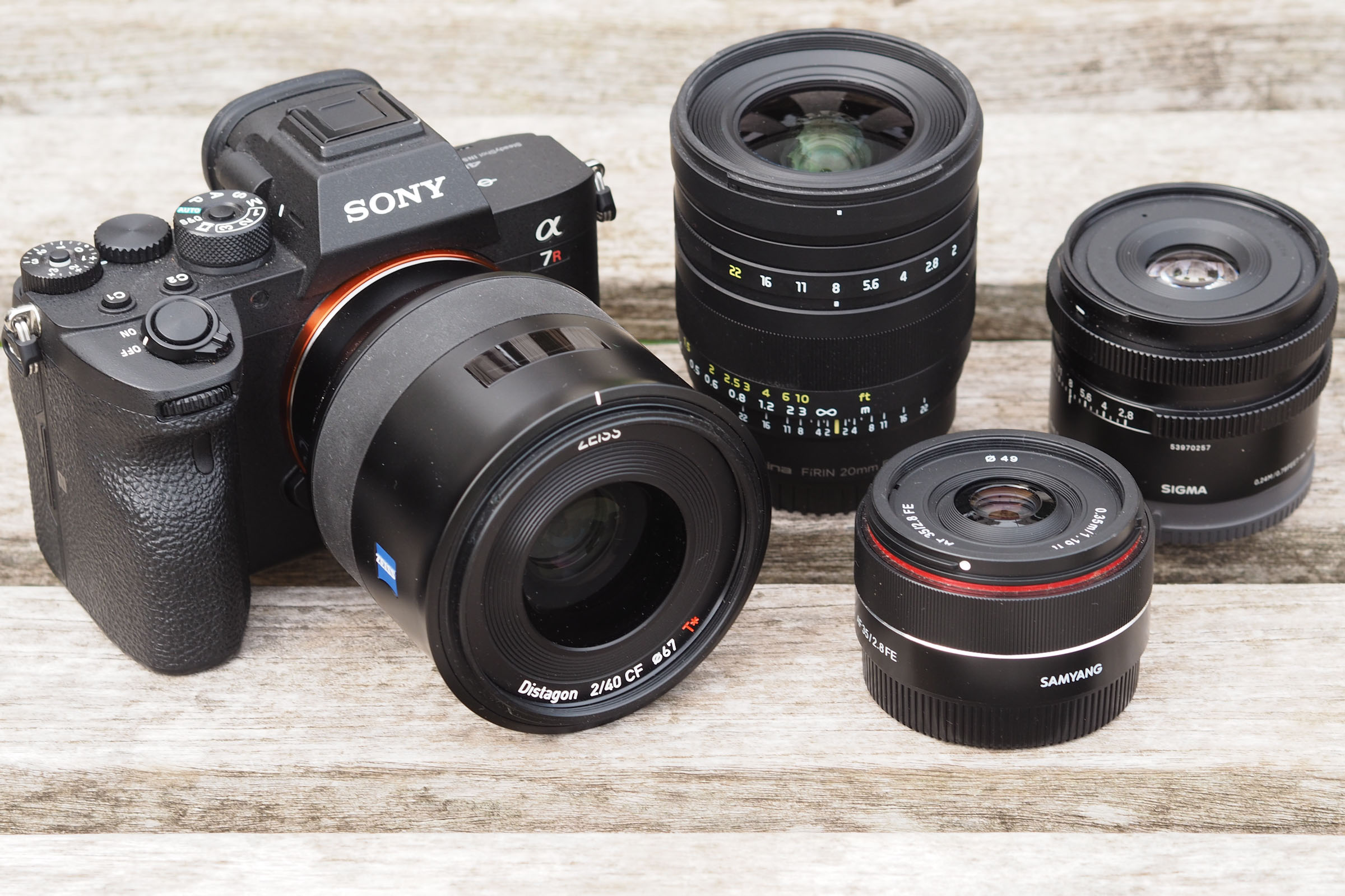 smartphone vs digital camera Sony Alpha A7R IV with third-party lenses