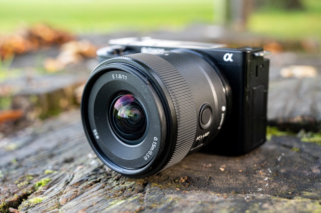 Sony E 11mm F1.8 lens, photo: Amy Davies