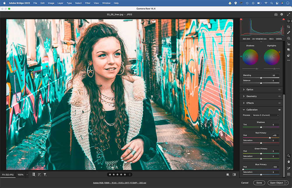 the orange teal look colour grading editing