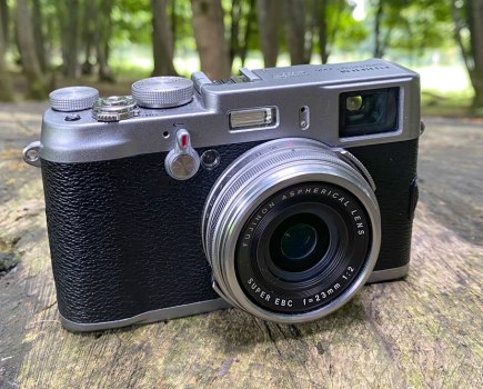 The Fujifilm X100, a fixed lens camera, still looks good to this day, thanks to classic styling.