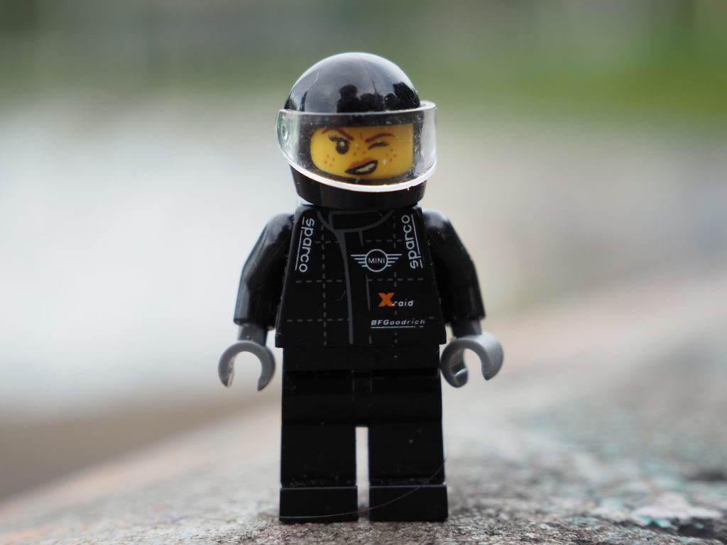 The 12-45mm F4 PRO lens has an impressive close-focus distance, Lego figure, 1/100s, f/4, ISO200, 45mm