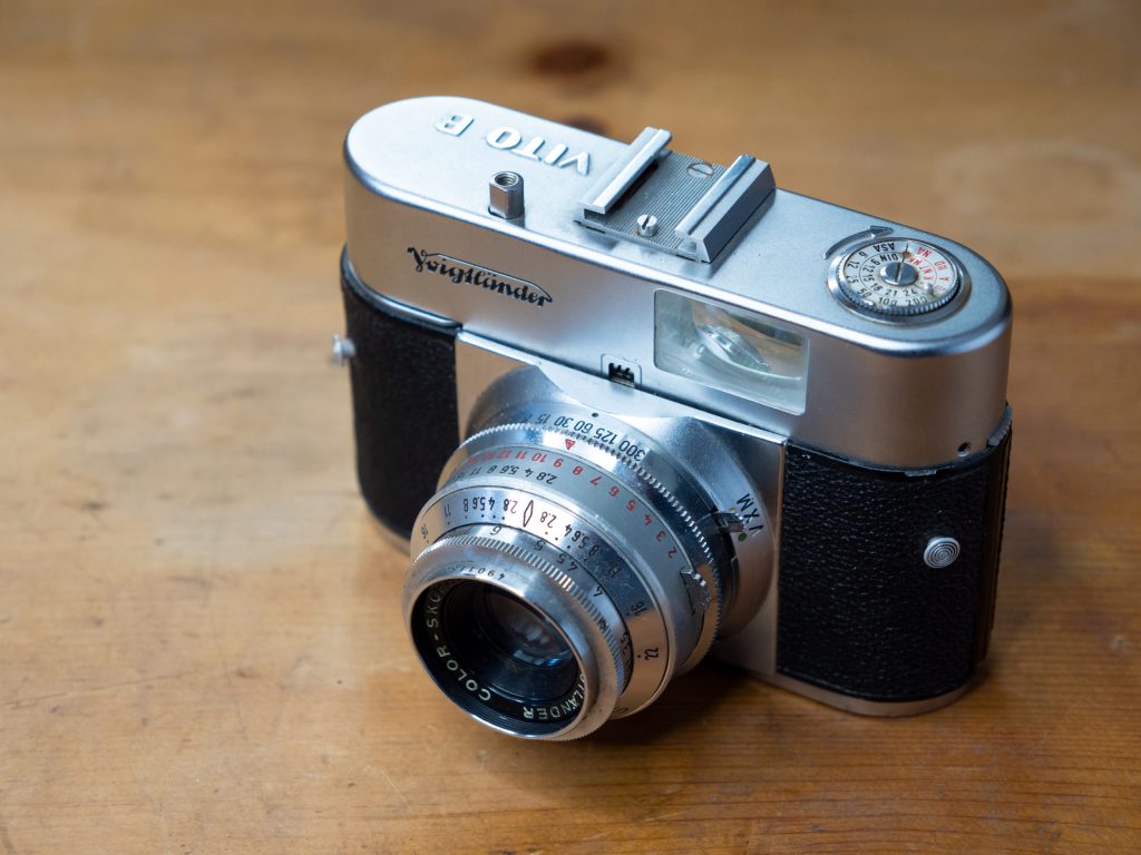 Vintage VITO B 35mm film camera, 1/80s, f/4, ISO500, 45mm, Photo: Joshua Waller