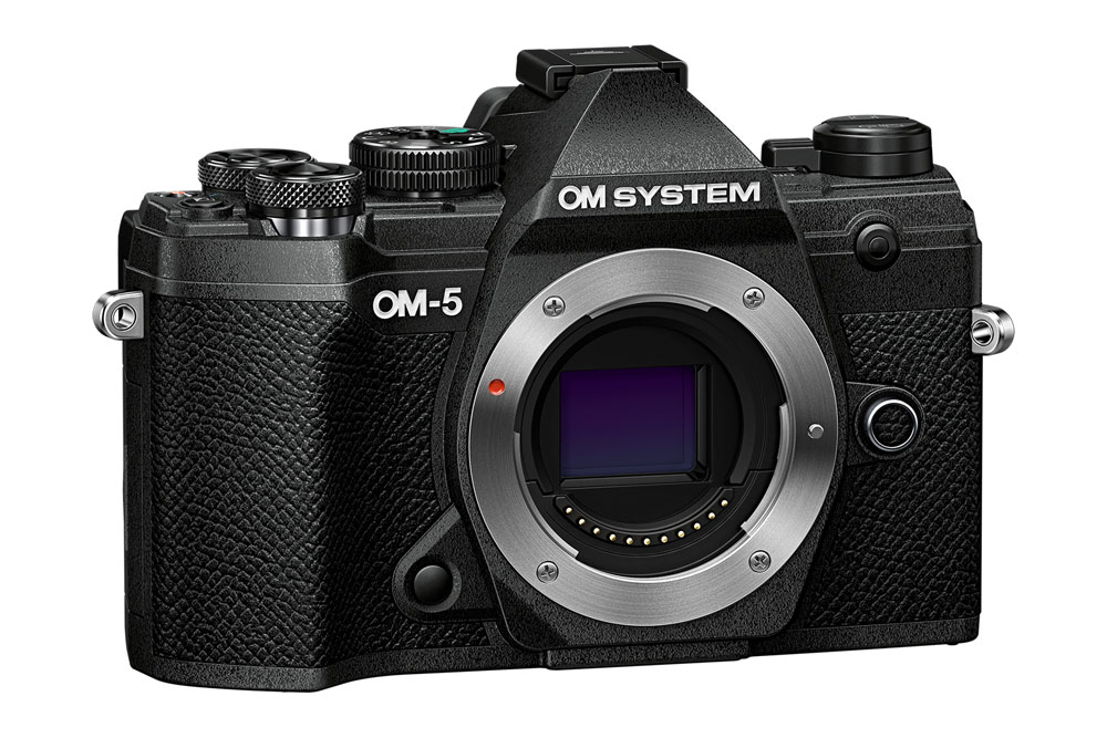 OM System OM-5 - available in silver or black from late November, priced at £1199 body only