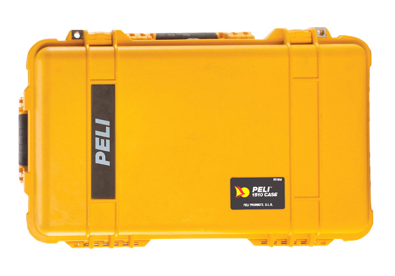 Best camera cabin bag for expeditions: Peli 1510 Carry on Case with Dividers flying with camera kit