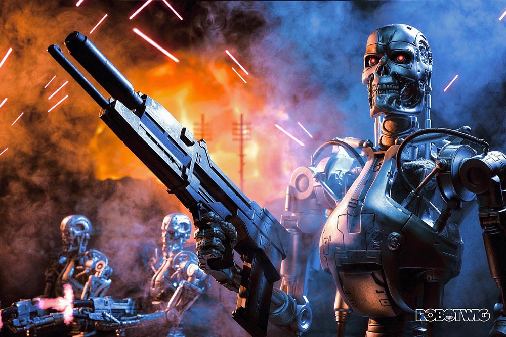 Terminator recreation by Steven Berry @robotwig