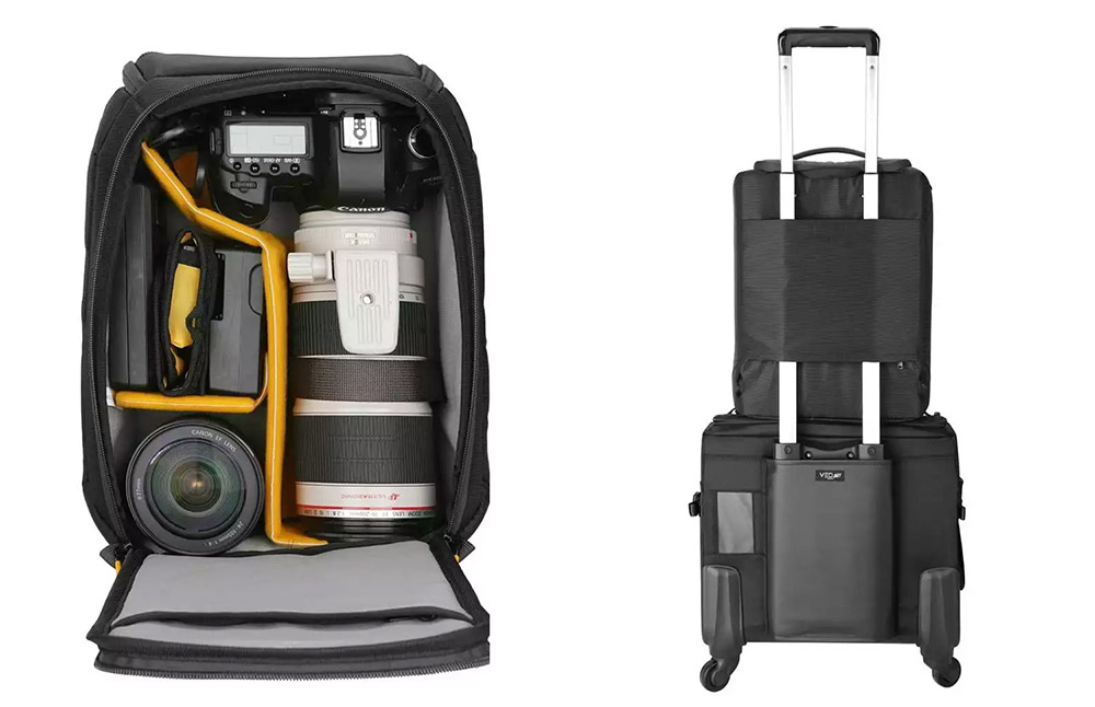 Best value camera bag for air travel: Vanguard VEO BIB F27 Bag-In-Bag flying with camera kit