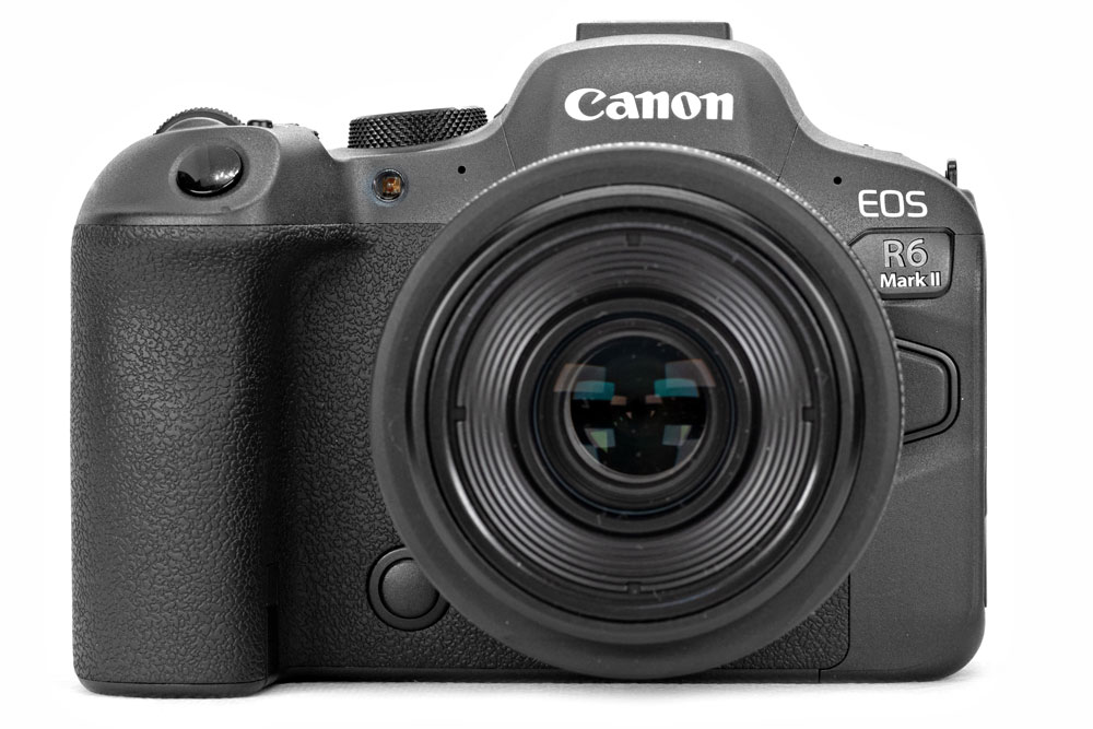 Canon EOS R6 II with RF 35mm F1.8, front view