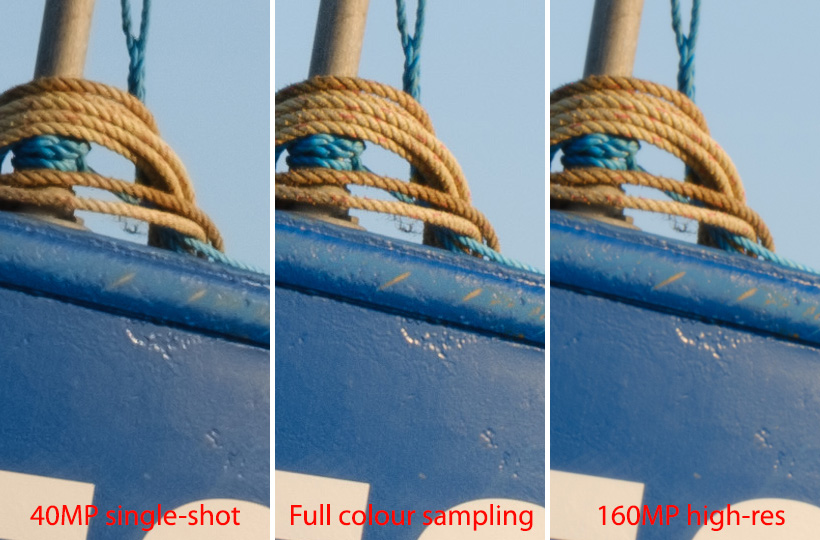 Fujifilm X-T5 high res multi-shot comparison 