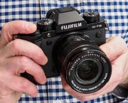 Fujifilm X-T5 in-hand