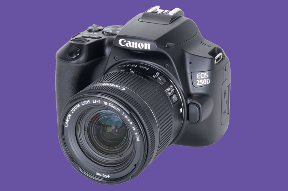 Canon EOS 250D with 18-55mm lens