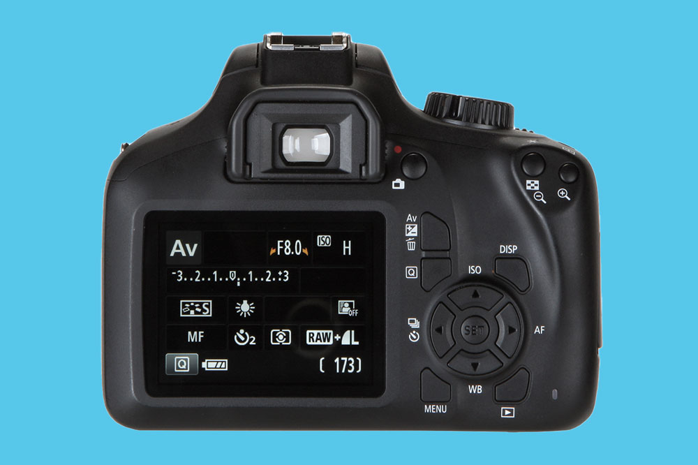 Canon EOS 4000D rear screen