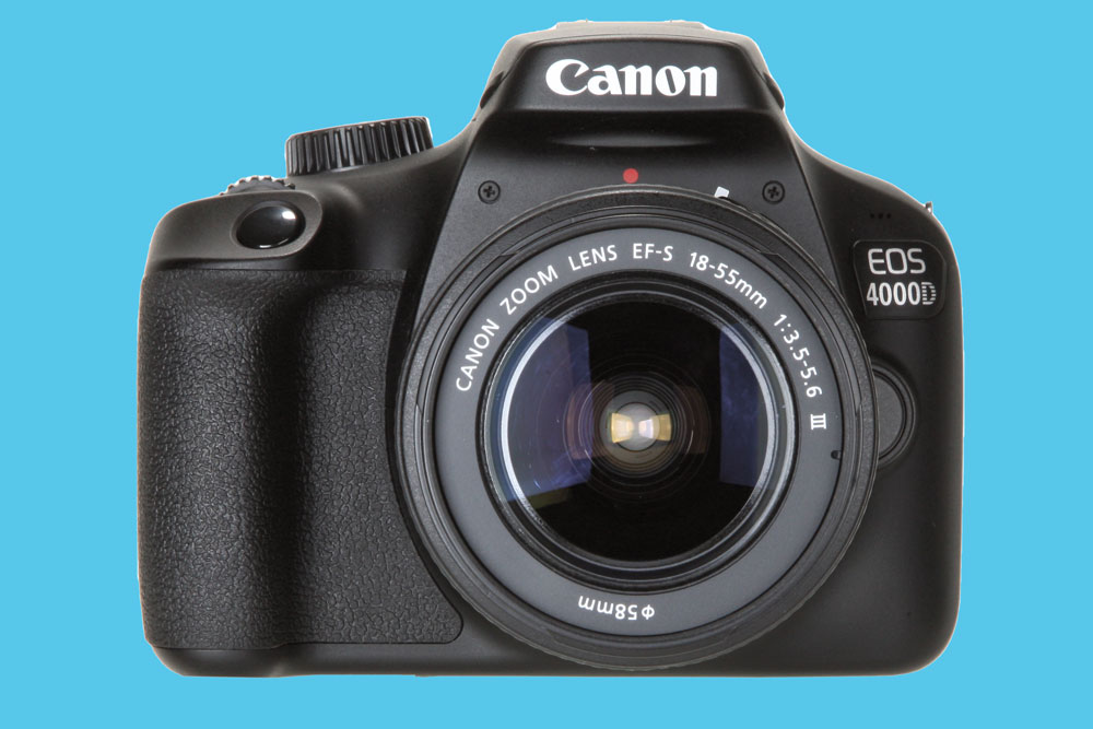 Canon EOS 4000D with 18-55mm kit lens