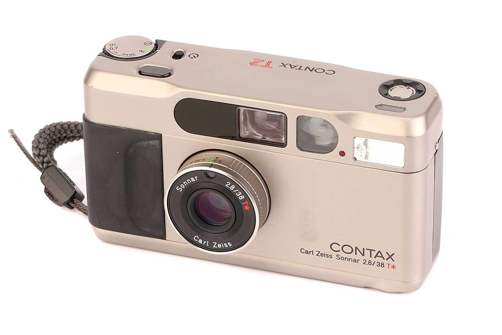 Best compact film cameras Contax T2