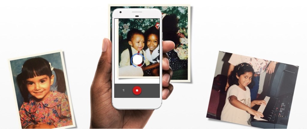 Google Photo Scan App for scanning printed photos