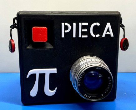The Pieca Project DIY camera front view
