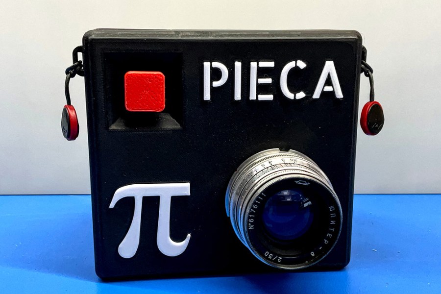 The Pieca Project DIY camera front view