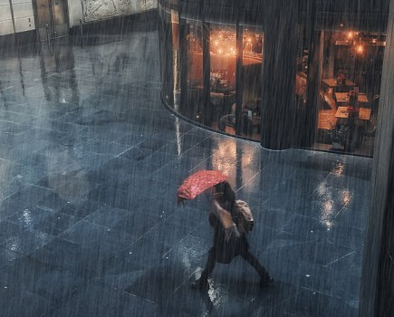 rainy street scene Ed Mellor, OPPO Find X5 Pro