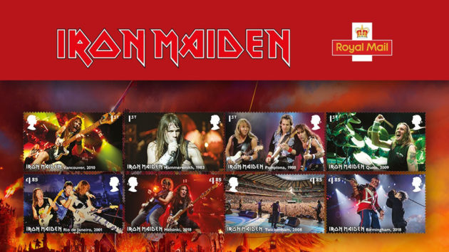 Iron Maiden stamps John McMurtrie
