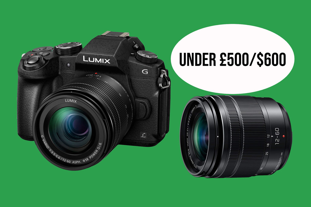 Best used camera and lens combos under £500/ $600 Panasonic Lumix G80 Panasonic Lumix G85 with Lumix G Vario 12-60mm f3.5-5.6 Power OIS