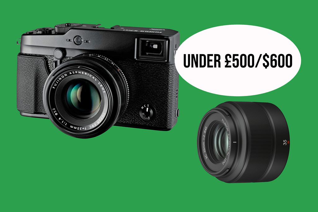 Best used camera and lens combos under £500/ $600 Fujifilm X-Pro1 with Fujifilm XC 35mm f2