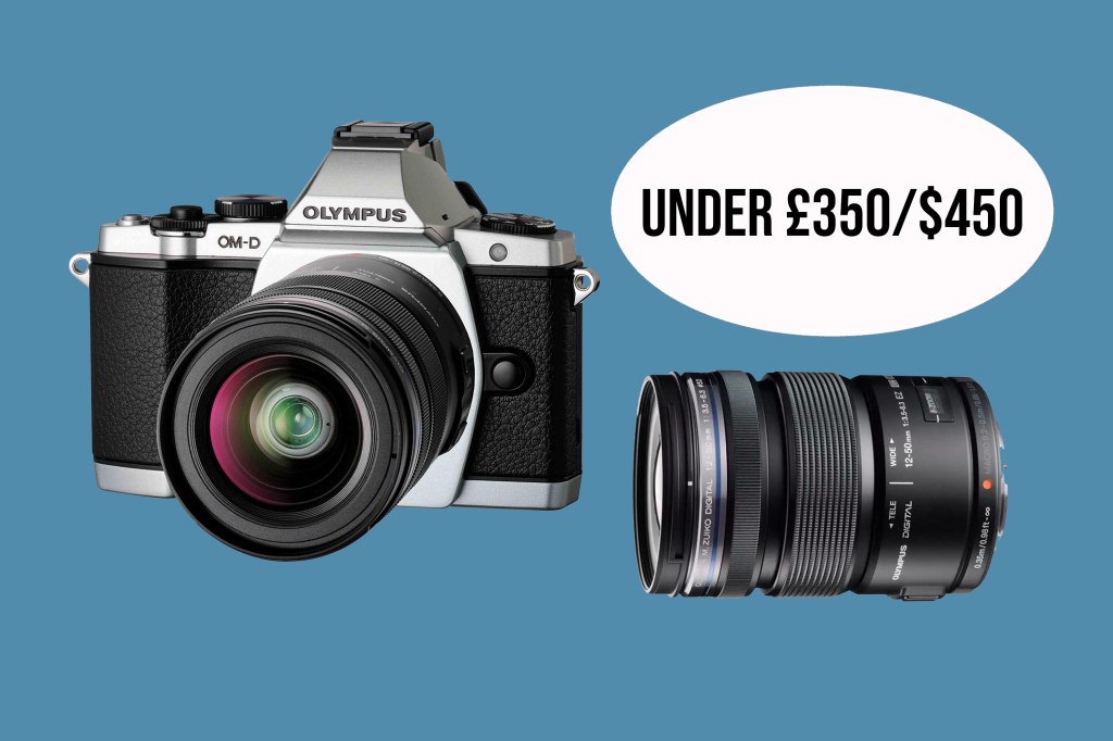 Best used camera and lens combos under £350/ $450 Olympus OM-D E-M5 with M.Zuiko Digital ED 12-50mm f/3.5-6.3 EZ