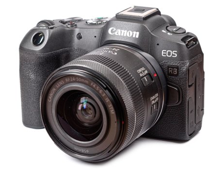 Canon EOS R8 with RF 24-50mm zoom