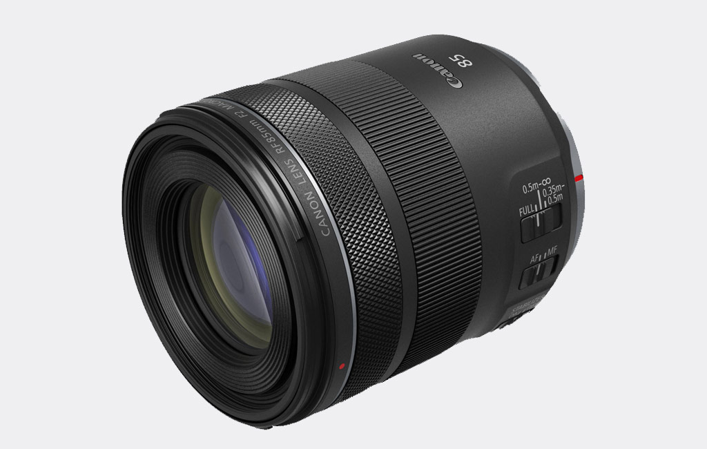 best used mirrorless lenses Canon RF 85mm f/2 Macro IS STM 