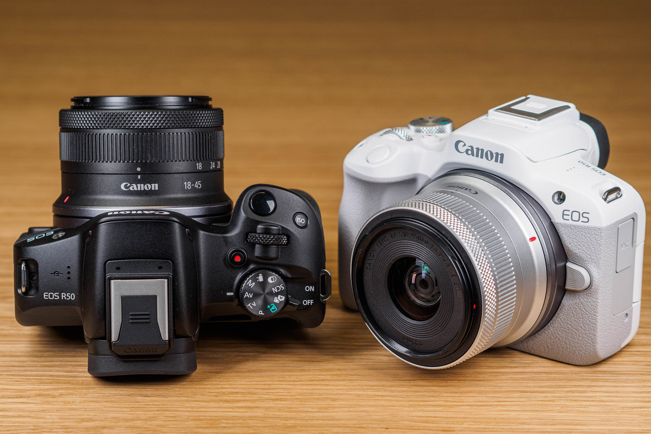 canon eos r vs canon eos r50 specs