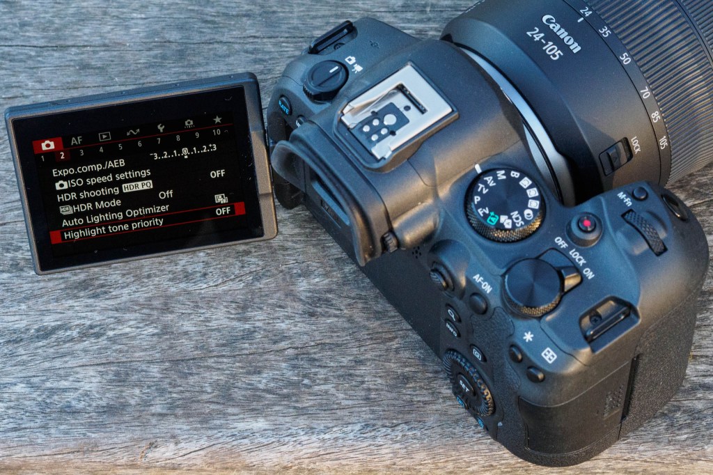 Canon EOS R6 Mark II articulated screen