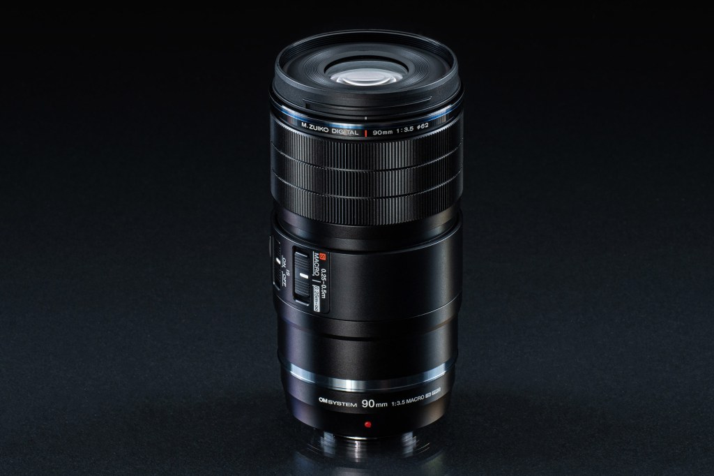OM System 90mm F3.5 IS PRO lens