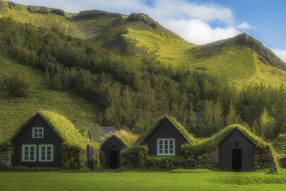model turf roofed houses in iceland Finalist in MPB Plants and Planet category of IGPOTY 16