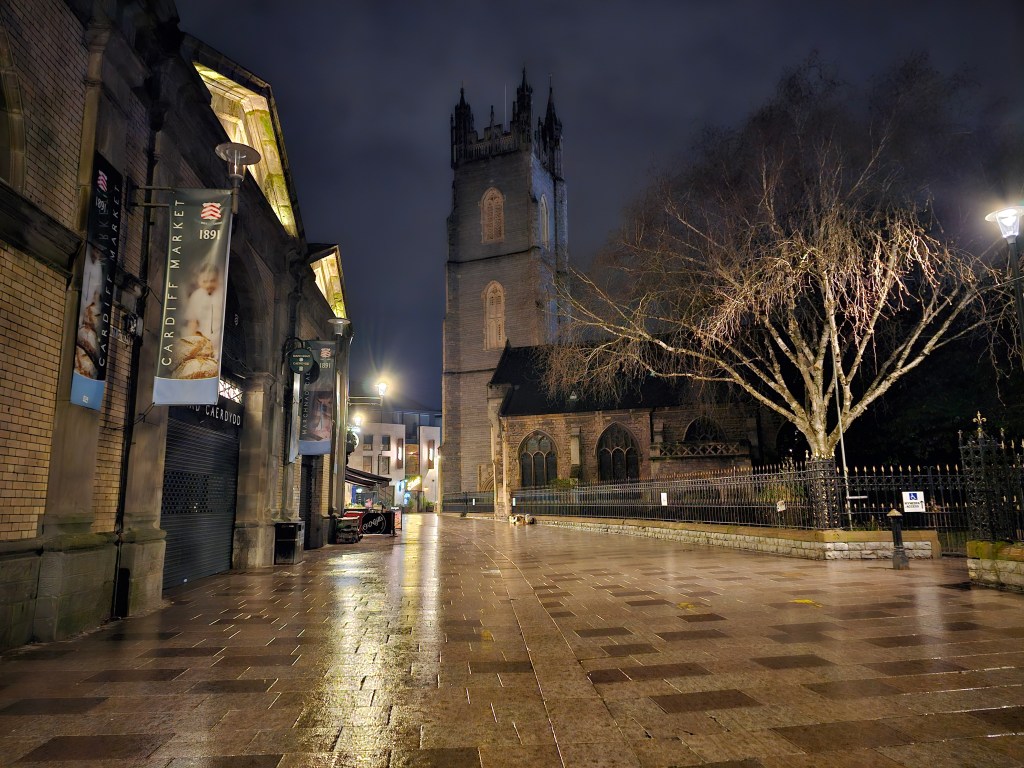 Low-light night mode using the wide camera. 1/17s, f/1.7, ISO1250, 23mm equivalent. Amy Davies.