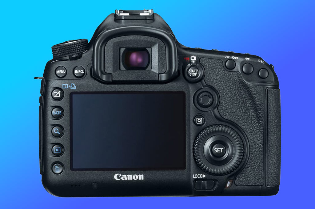 Canon EOS 5D Mark III, rear. Image: Canon