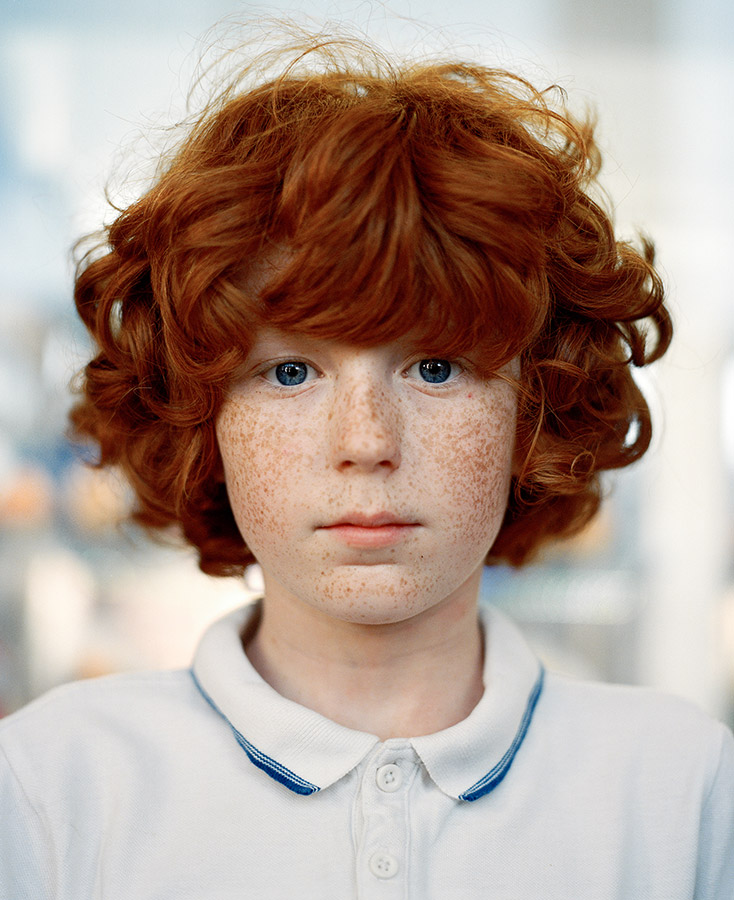 portrait of young boy with red hair imogen forte International Photography Exhibition 165