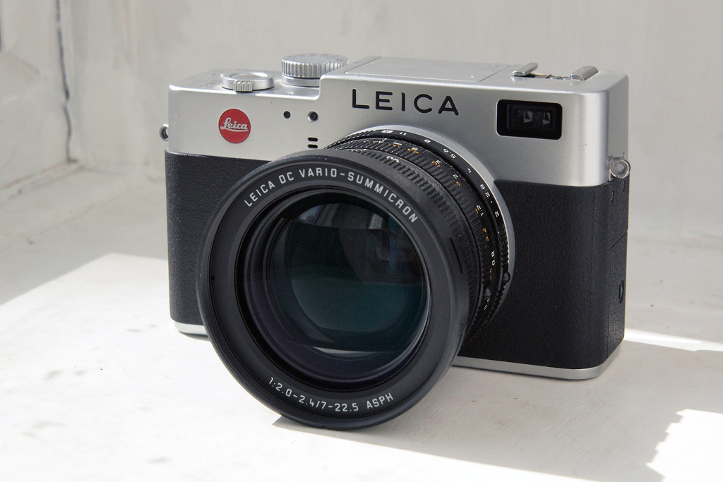 The vintage Leica Digilux 2 is an attractive digital camera, but large and delicate. Photo: (C) Joshua Waller