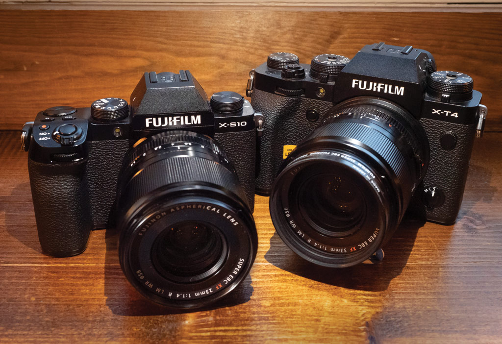 Fujifilm X-S10 and X-T4