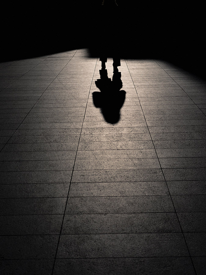 shadow on street ground