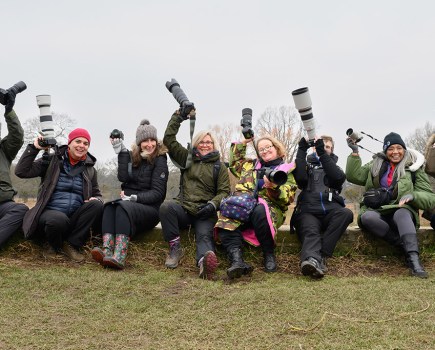 SheClicks members during a meet-up at Bushy Park, Richmond-upon-Thames