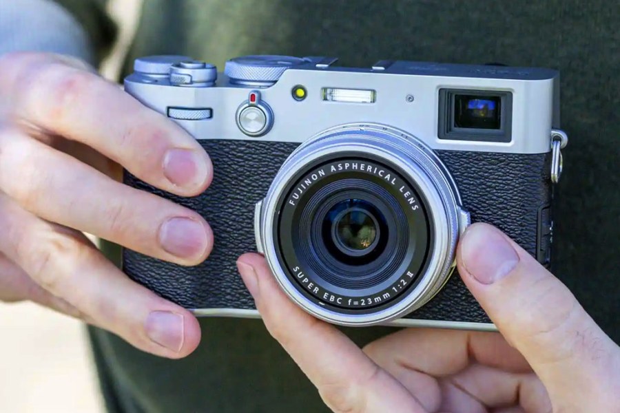 Fujifilm X100V - one of the best compact cameras.