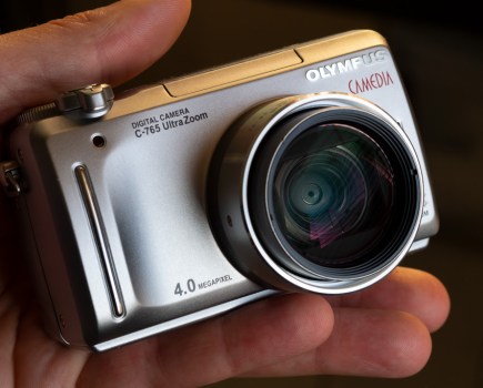 The Olympus C-765 is a surprisingly compact camera for the time. Photo: (C) Joshua Waller