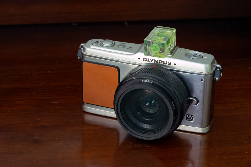 This vintage Olympus PEN E-P1 has been customised. Photo: (C) Joshua Waller