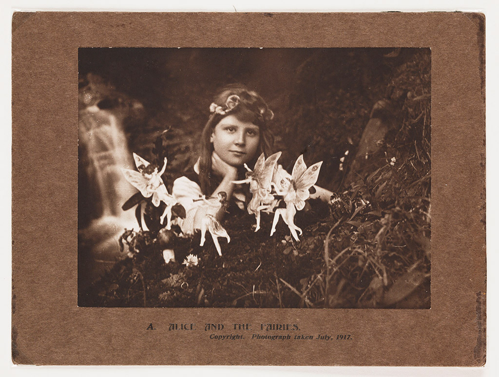 A photograph of Frances 'Alice' Griffiths (1907-1986) taken by her cousin Elsie 'Iris' Wright (1901-1988) 