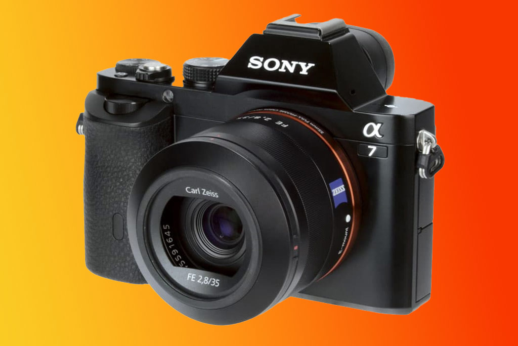 Sony Alpha A7, the original full-frame mirrorless camera from Sony.
